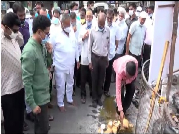Visuals from Vizianagaram in Andhra Pradesh. Photo/ANI
