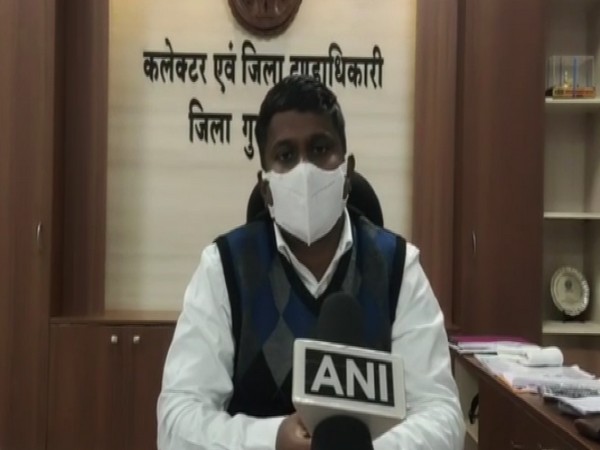 Guna Collector Frank Noble speaking to ANI on Thursday. (Photo/ANI) 