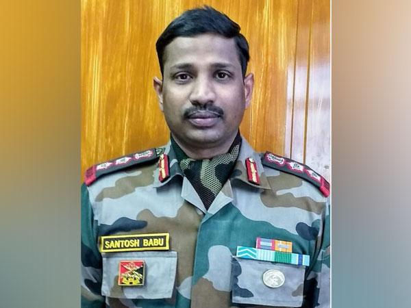 Galwan valley clash hero Col Santosh Babu.