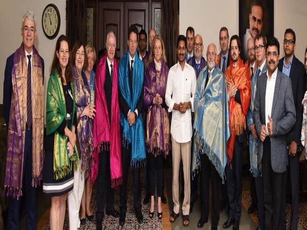 Heads of French companies met Andhra Pradesh Chief Minister YS Jagan Mohan Reddy at Amaravati on Thursday 