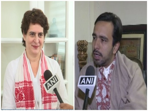 Congress General Secretary Priyanka Gandhi Vadra (L) and Rashtriya Lok Dal President Jayant Chaudhary (File Photo/ANI)