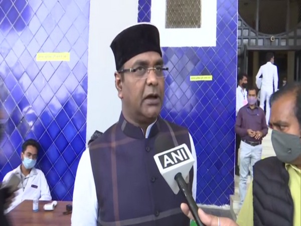 Madhya Pradesh Medical Education Minister Vishwas Sarang speaking to ANI on Monday.