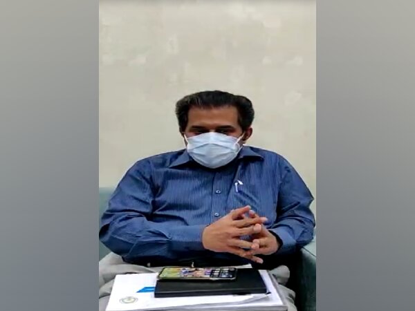 In-charge of 104 teleconsultation call center Nodal officer in Andhra Pradesh Babu Ahmed. (Photo/ ANI)