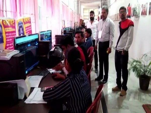 An online monitoring centre in Garhwa in Jharkhand on Saturday. Photo/ANI
