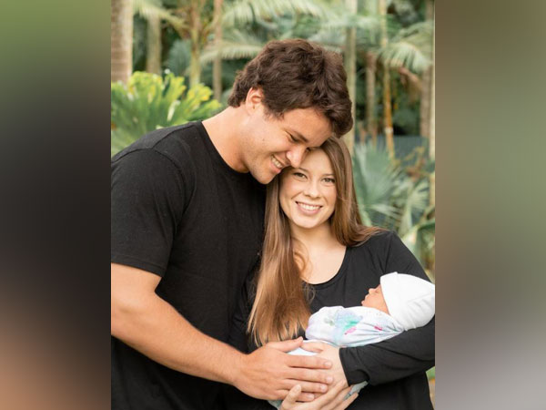 Bindi Irwin with her husband and newborn baby (Image Source: Instagram)