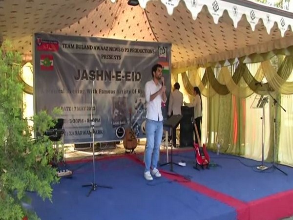 Visual from 'Jashn-E-Eid' musical event in Srinagar (Photo/ANI)