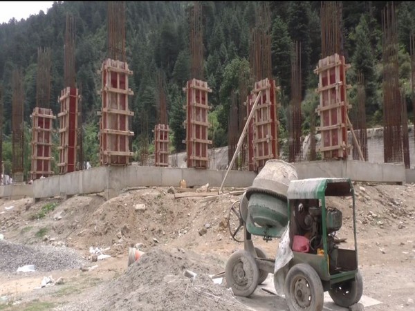 Construction site of the Govt Degree Collge in Boniyar (Photo/ANI)