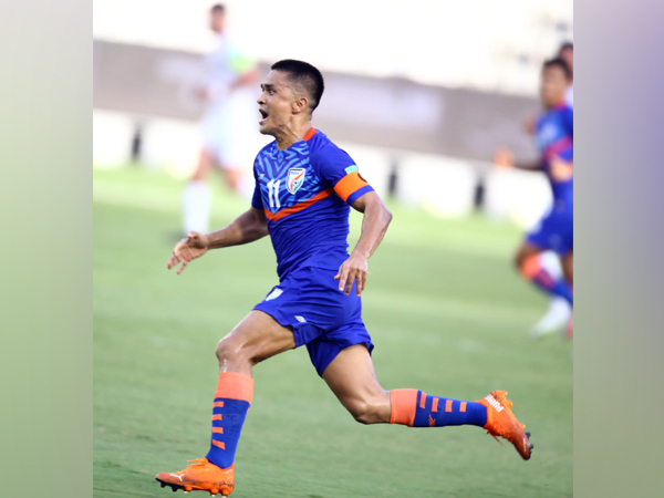 India football skipper Sunil Chhetri (Photo/ Indian Football Team Twitter)