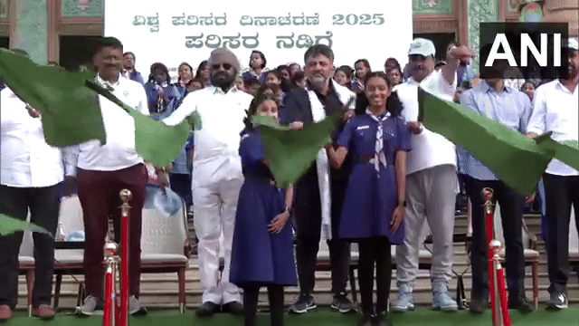 DK Shivakumar flags off World Environment Day 2025 eco walk from Bengaluru’s Vidhana Soudha (Photo/ANI)