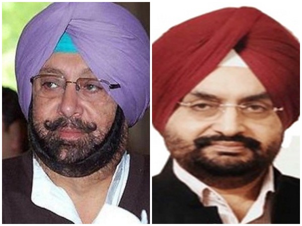 Chief Minister Captain Amarinder Singh (left) NHAI Chairperson Dr Sukhbir Singh Sandhu (right)