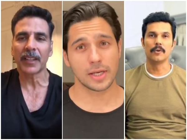 Akshay Kumar, Sidharth Malhotra and Randeep Hooda (Image courtesy: Instagram)