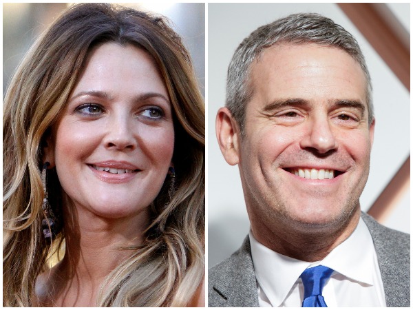 Drew Barrymore and Andy Cohen