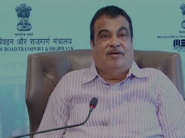 Union Minister Nitin Gadkari addressing a webinar on Monday. 