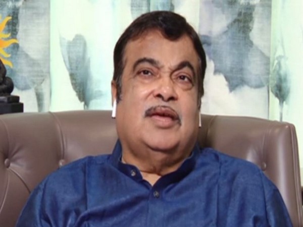 Union Minister Nitin Gadkari speaking to ANI on Saturday. Photo/ANI