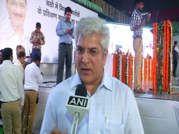 Delhi Environment Minister Kailash Gahlot speaking to ANI in New Delhi on Monday. Photo/ANI