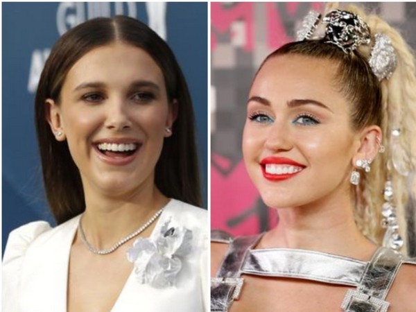 Miley Bobby Brown and Miley Cyrus