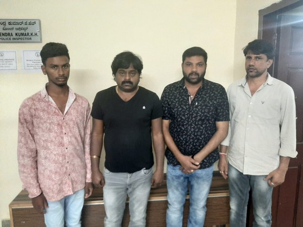 The accused have been identified as Satish, Ramesh, Nagesh and Chandru. Photo/ANI