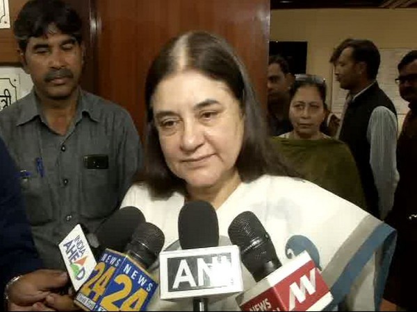 BJP leader Maneka Gandhi 