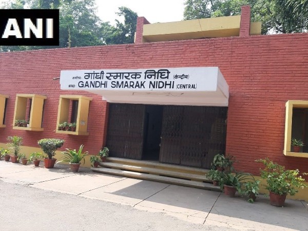 Visual of Gandhi Smarak Nidhi in Delhi. 