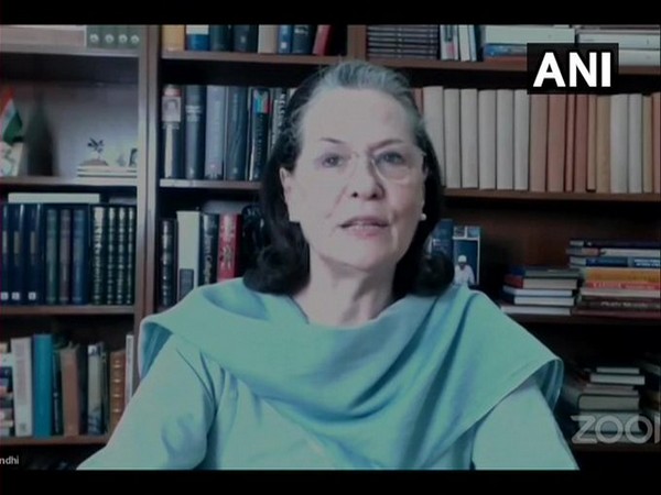Congress interim President Sonia Gandhi. [Photo/ANI]