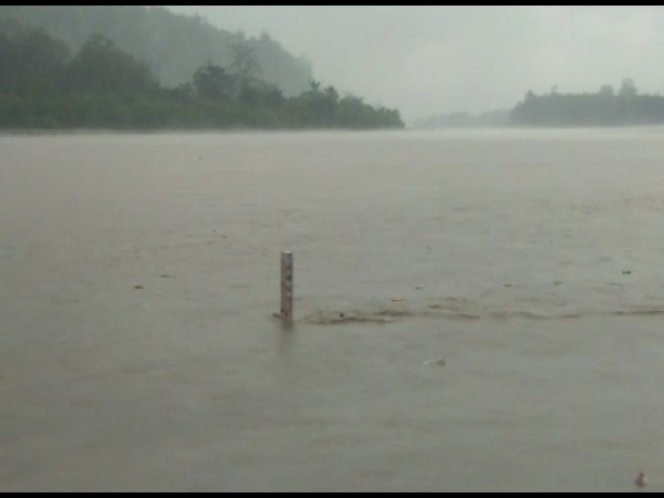 River Ganges flowing 10 cm below danger mark at Rishikesh, Uttarakhand on August 9.