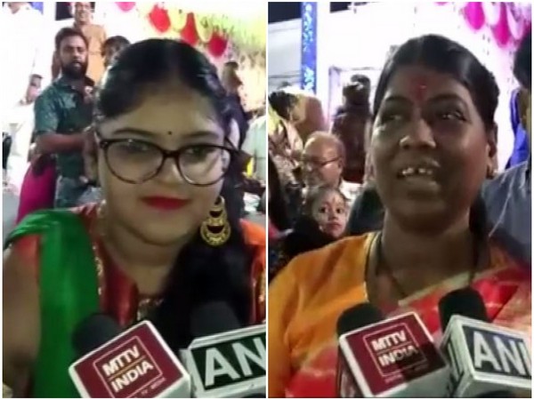 Anushka Rathore (L) and Ajmer (South) MLA Anita Bhadel (R). Photo/ANI