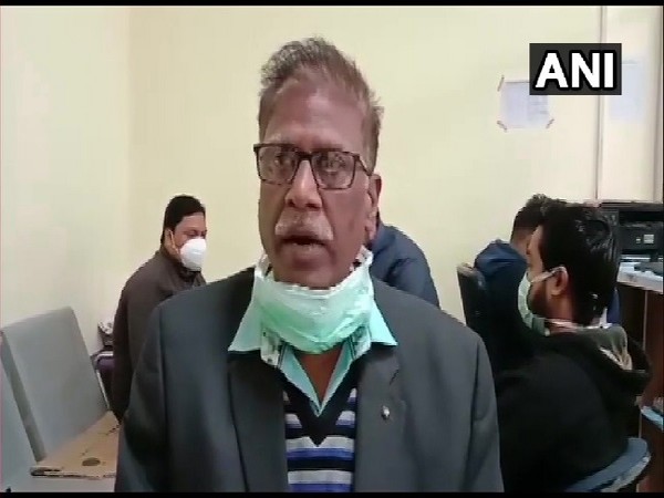 Dr Hemant Kumar speaking to reporter in Gaya, Bihar. 