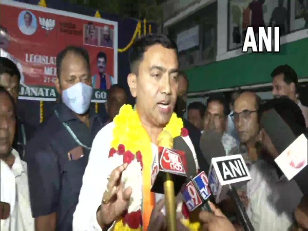Goa CM-designate Pramod Sawant (Photo/ANI)