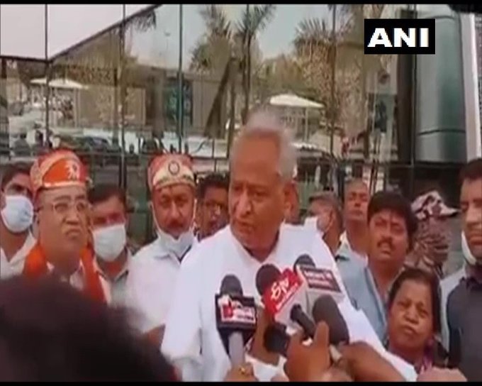 Rajasthan Chief Minister Ashok Gehlot (Photo/ANI)