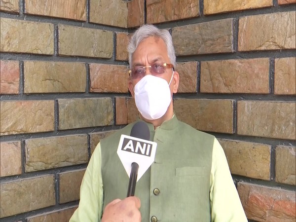Former Uttarakhand Chief Minister Trivendra Singh Rawat speaking to ANI on Thursday.