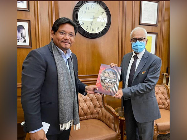 Meghalaya CM Conrad Sangma meets Home Secretary Ajay Kumar Bhalla (Twitter/ Conrad Sangma) 