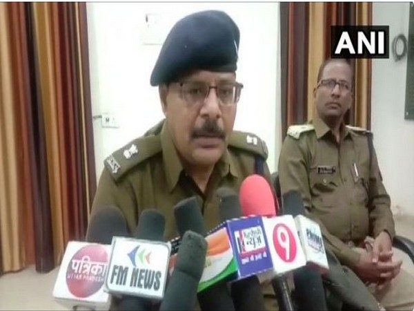 Nepal Singh, SP, Rural, speaking to mediapersons in Uttar Pradesh's Muzaffarnagar. Photo/ANI