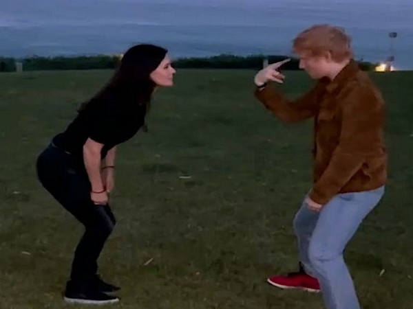 Courteney Cox, Ed Sheeran (Image source: Instagram)