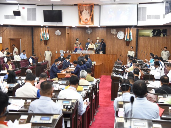 Governor of Nagaland, Jagdish Mukhi addresses the August House on the opening day of the Budget Session (Photo/Twitter)