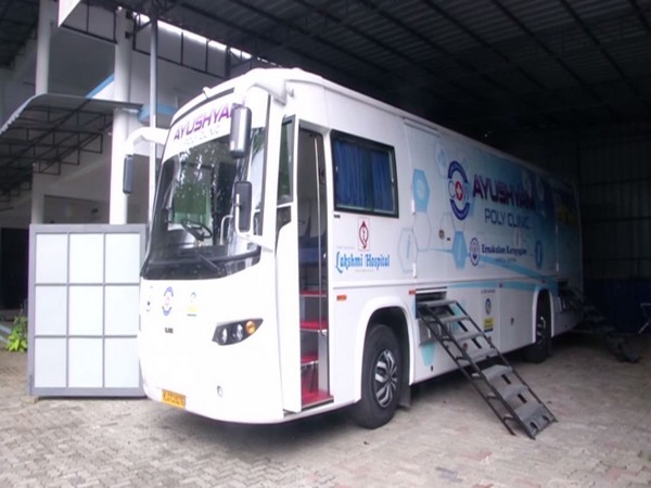 Mobile medical clinic launched by Ernakulam Karayogam. (Photo/ANI)