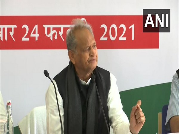 Rajasthan Chief Minister Ashok Gehlot (Photo/ANI)