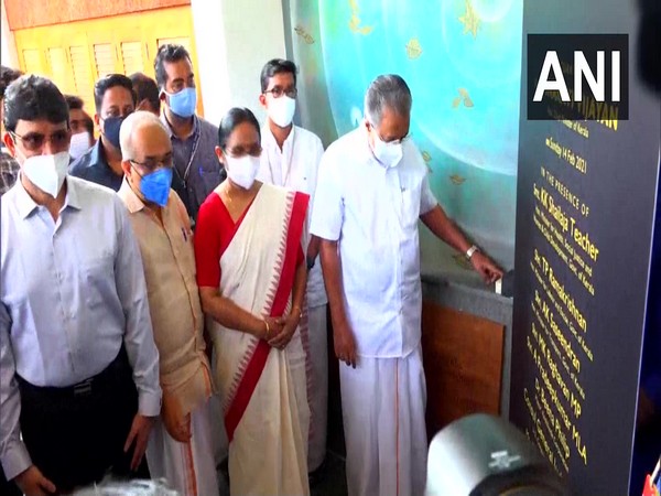 Kerala Chief Minister Pinarayi Vijayan inaugurating the first Gender Park at Kozhikode. (Photo/ANI)