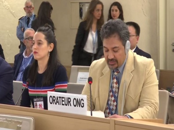 Senge H Sering, President of Gilgit Baltistan Studies speaking at the UNHRC in Geneva