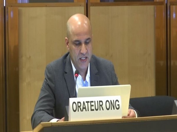 Fazal-ur Rehman Afridi, a Pashtun political activist, speaking at the UNHRC in Geneva 