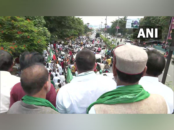 Visual from march site (Photo/ANI)