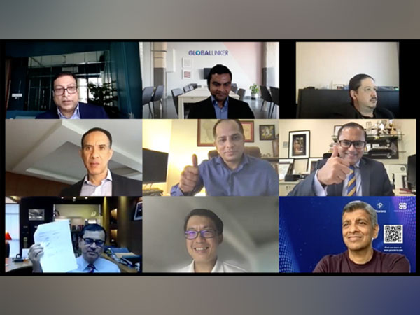 Virtual MoU signing at the Singapore Fintech Festival