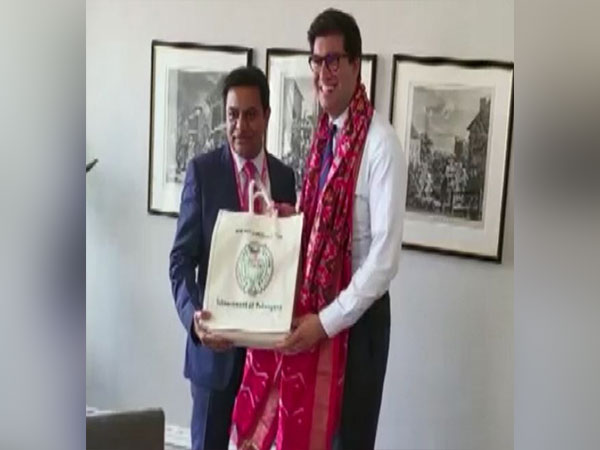 Telangana minister KT Rama Rao met with British International Trade Minister Ranil Jayawardena in London
