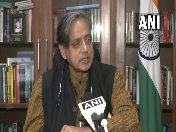 Congress leader Shashi Tharoor speaking to ANI on Wednesday. (Photo:ANI)