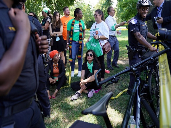 US Rep Ilhan Omar arrested in Washington DC amid protest (Photo Credit - Reuters)