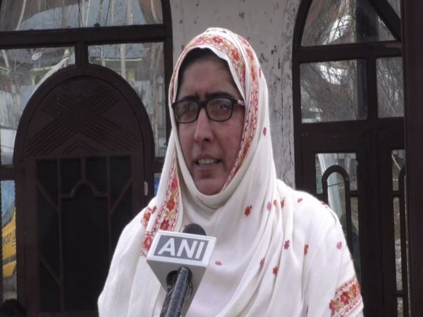 Somia Sadaf speaking to ANI in Kupwara, Jammu and Kashmir