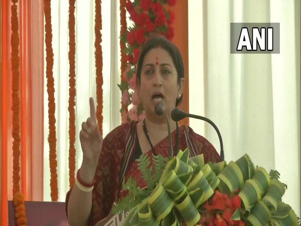 Union Women and Child Development Minister Smriti Irani (Photo/ANI)