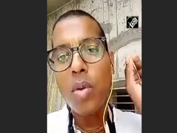 Rasmani Keshavdas, a Medical Officer at ISKCON temple in Dhaka (Photo/ANI)