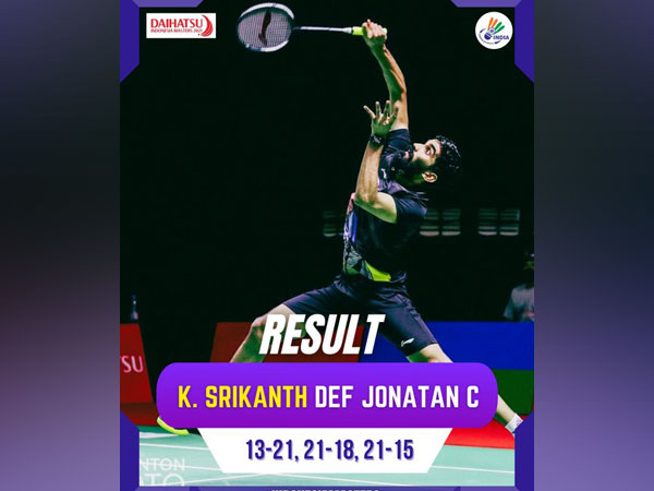 Shuttler Kidambi Srikanth (Image: BAI Media-Twitter)