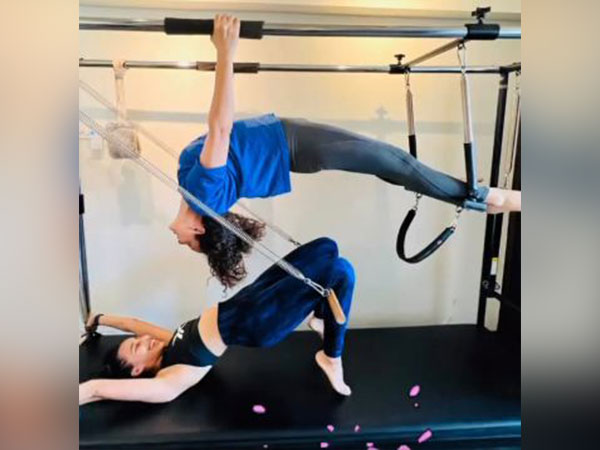 Kangana Ranaut with her fitness instructor (Image source: Instagram)