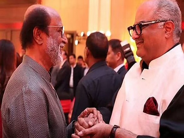 Rajinikanth, Boney Kapoor (Image source: Twitter)